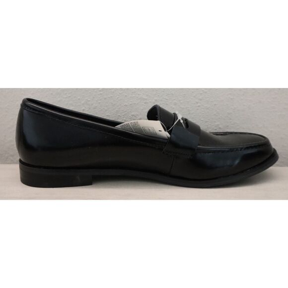 Banana Republic Factory 860537-001 Women's Sz 7 Black Leather Loafers - Picture 5 of 15
